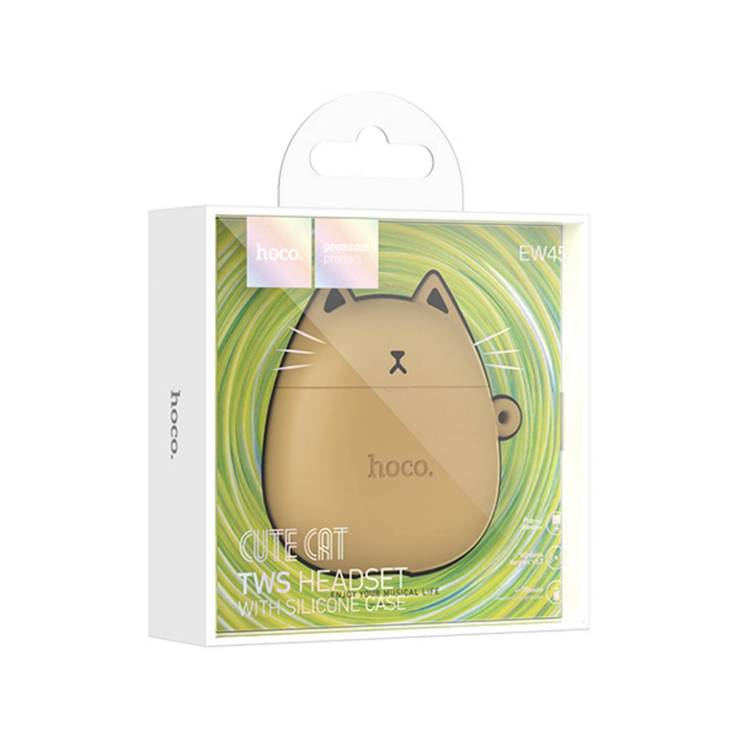 Audifonos Hoco EW45 In Ear Bluetooth TWS Caramel Cat