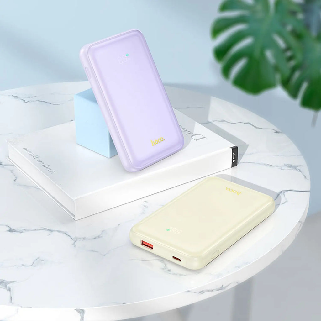 Batería externa Hoco Q21A - 22,5W 20000mAh, Powerbank rosa